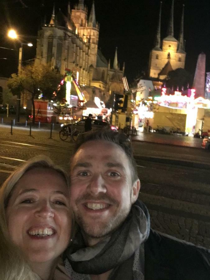 Ferienwohnung In Erfurt Mit Kleinem Balkon, 2 Schlafzimmer Dış mekan fotoğraf